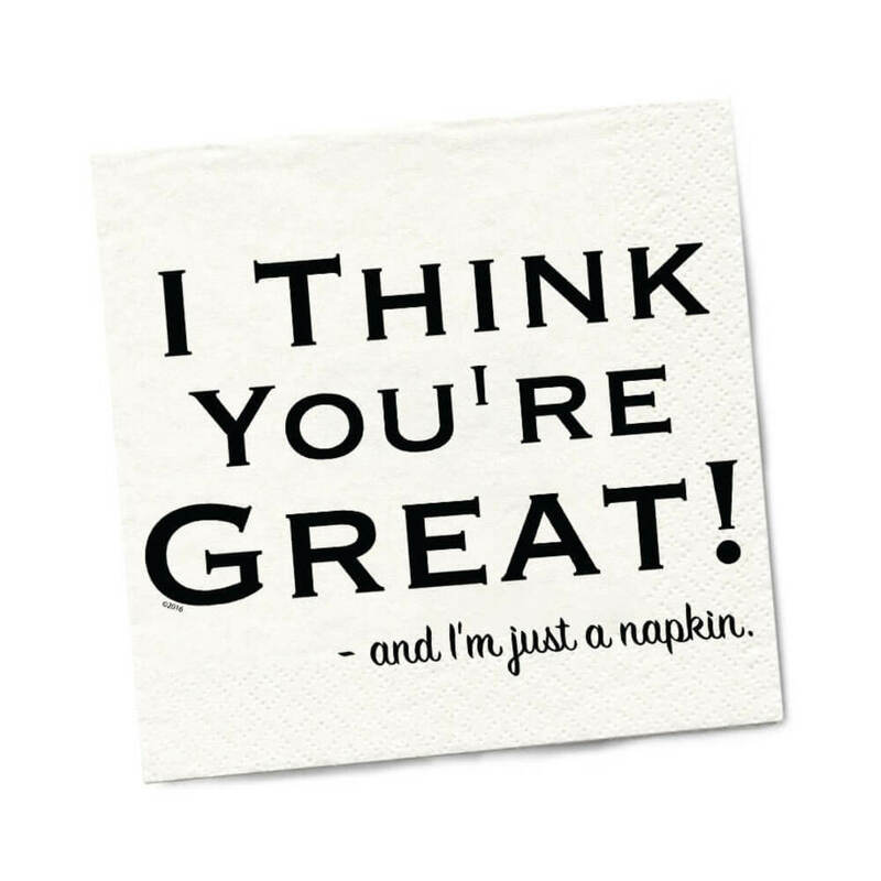 TW I Think You're Great! Napkins 20pk