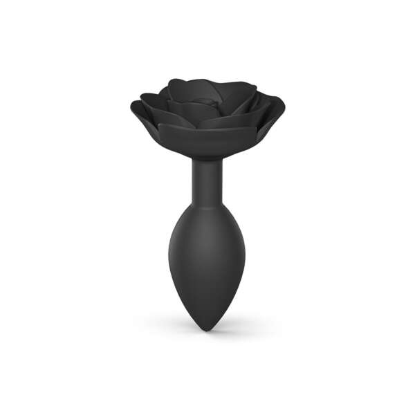 Love to Love Open Roses Plug Large - Black Onyx