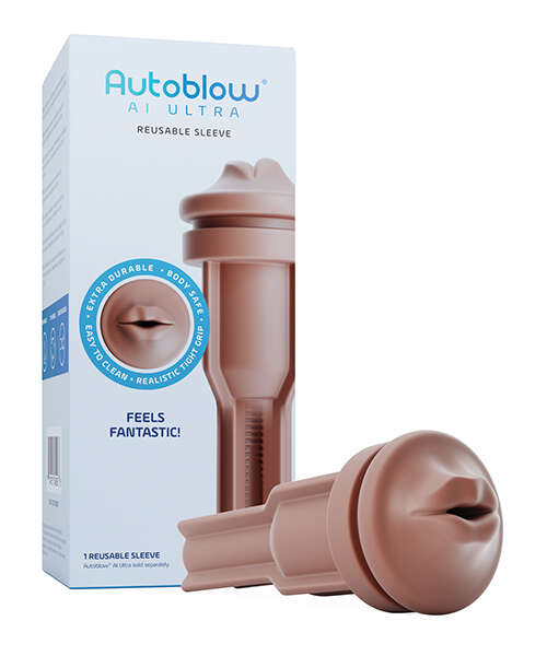 Autoblow AI Ultra Mouth Sleeve - Brown