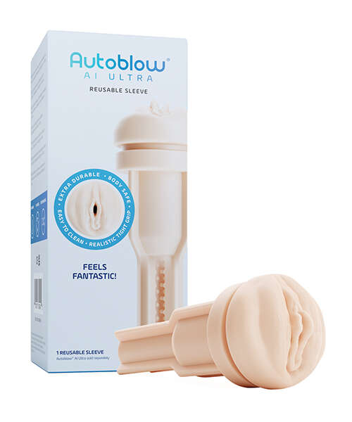 Autoblow AI Ultra Vagina Sleeve - Beige