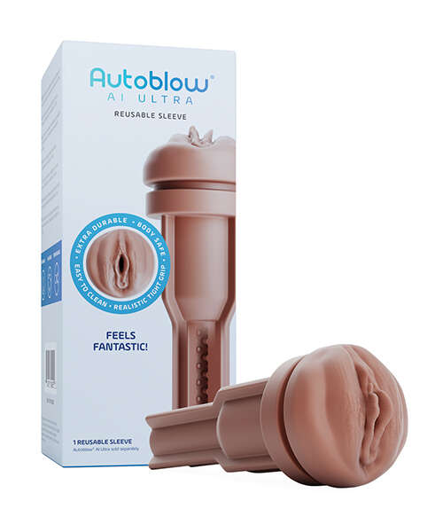 Autoblow AI Ultra Vagina Sleeve - Brown