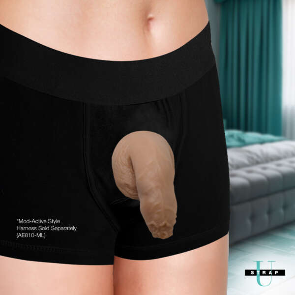 5.1" Uncut Silicone Packer Dildo - Medium
