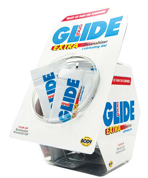 Anal Glide Extra Sample Packet - Box of 50