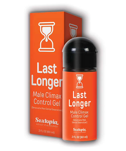 Sextopia Last Longer Male Climax Control Gel - 2 oz Bottle
