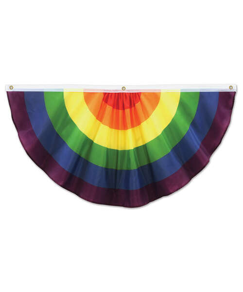 Rainbow Fabric Bunting