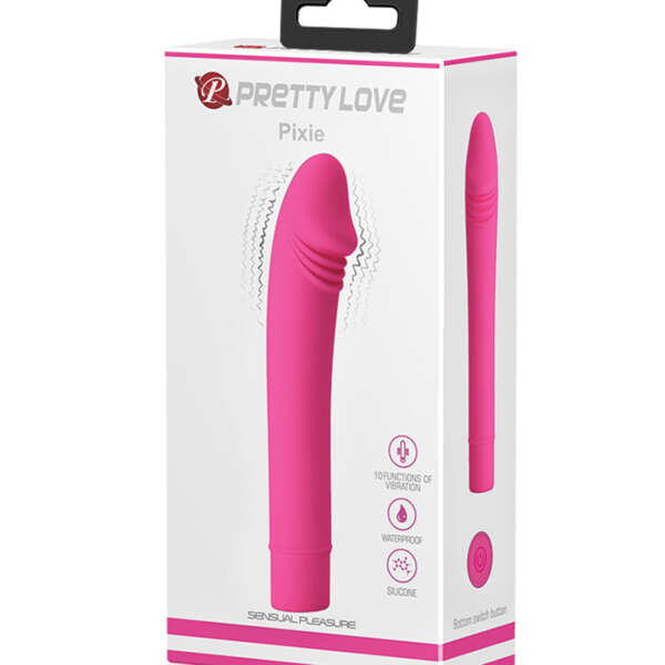 Pretty Love Pixie Silicone Mini Vibrator - Pink