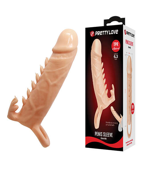 Pretty Love Emmitt 6.3" Penis Sleeve - Ivory