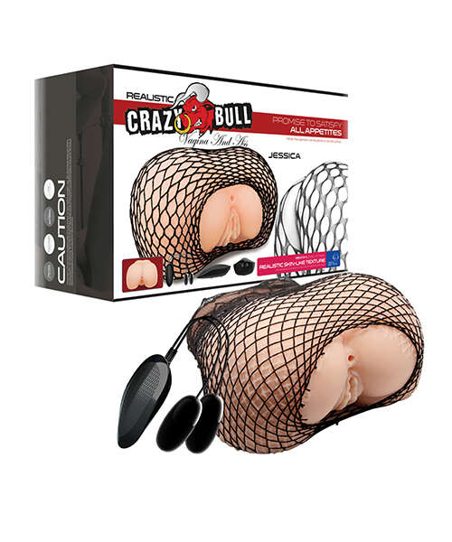 Crazy Bull Anal & Vagina Masturbator - Ivory