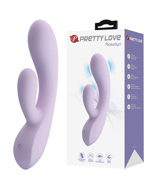 Pretty Love Rosalyn Rabbit Vibrator - Lilac