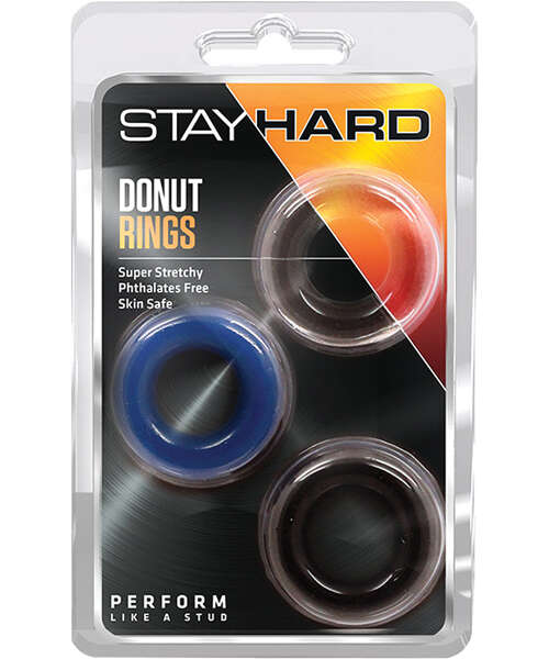 Blush Stay Hard Donut Rings 3 Pack