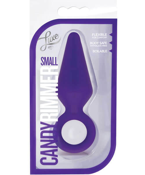 Blush Luxe Candy Rimmer Plug Small - Purple