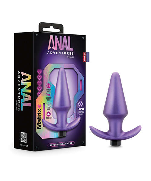 Blush Anal Adventures Matrix Interstellar Plug - Astro Violet
