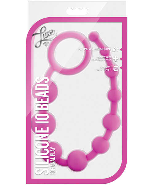 Blush Luxe Silicone Beads 10 - Pink
