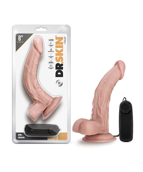 Blush Dr. Skin Dr. Sean 8" Cock w/Suction Cup - Vanilla
