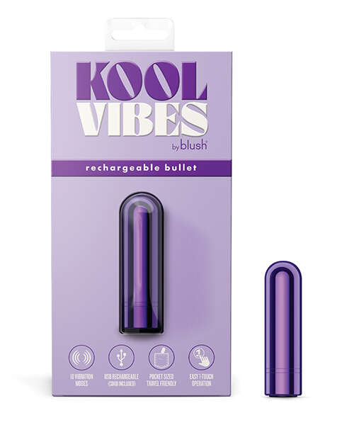 Blush Kool Vibes Mini Rechargeable Bullet - Grape