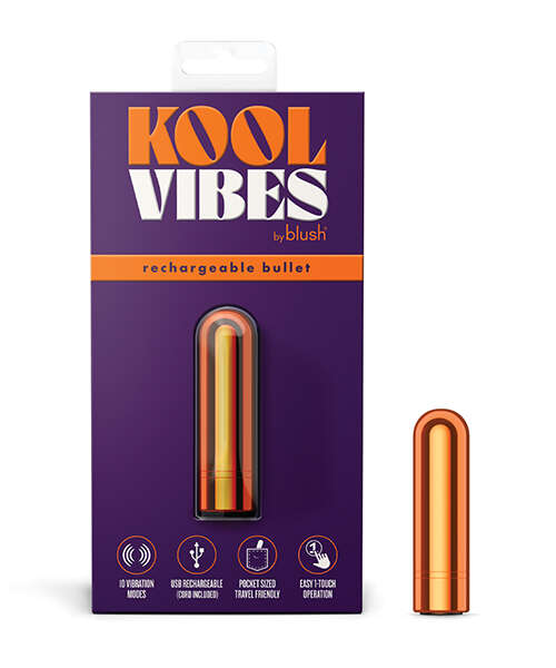 Blush Kool Vibes Mini Rechargeable Bullet - Tangerine