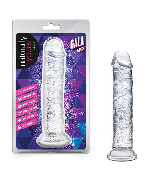 Blush Naturally Yours - Gala - Sparkling Clear Dildo