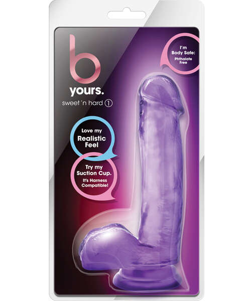 Blush B Yours Sweet n Hard 1 w/Suction Cup - Purple