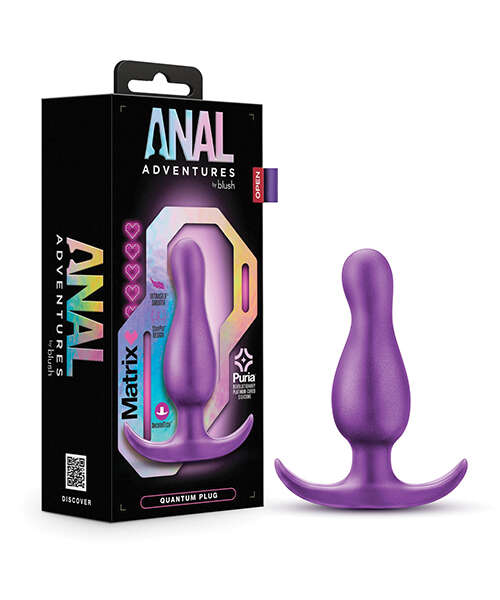 Blush Anal Adventures Matrix Quantum Plug - Purple