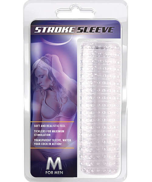 Blush M for Men Stroke Sleeve - Clear
