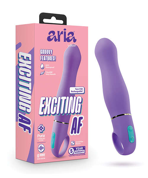 Aria - Exciting AF 2.0 - Rechargeable Vibe - Indigo