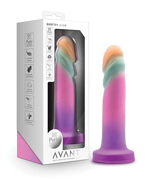 Blush Avant Sunrise Gaze Silicone Dildo - Sherbet