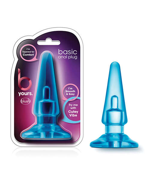 Blush B Yours Basic Anal Plug - Blue