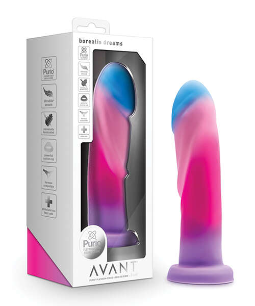 Blush Avant Borealis Dreams Silicone Dildo - Cotton Candy