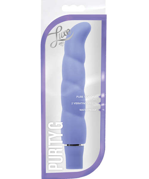 Blush Luxe Purity G Silicone Vibrator - Periwinkle