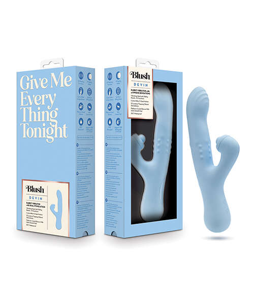 Blush Devin G-Spot Vibrator - Blue