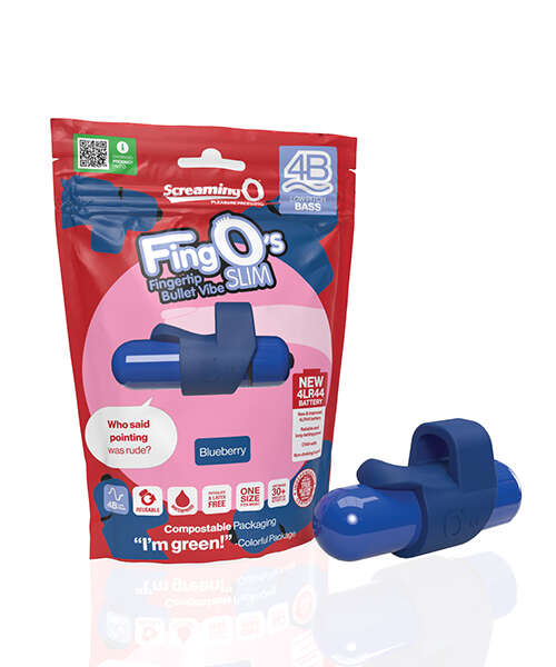 Screaming O 4B FingO Slim - Blueberry