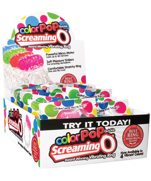 Screaming O Color Pop Quickie - Asstd. Colors Box of 24