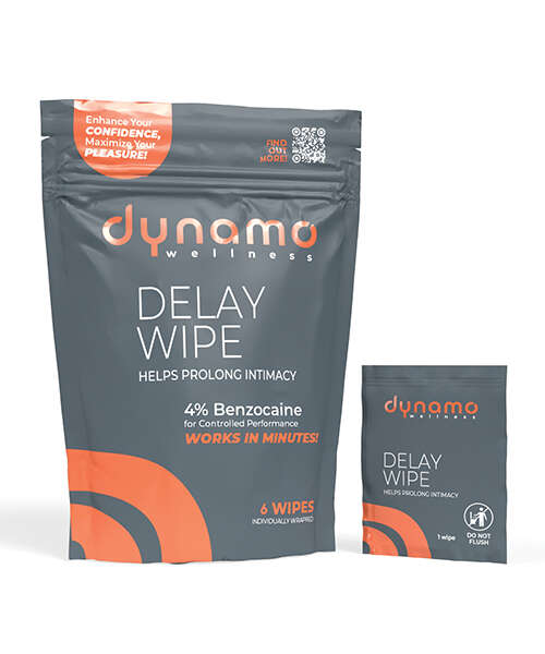 Dynamo Wellness Delay Wipe 4% - 6 Pack