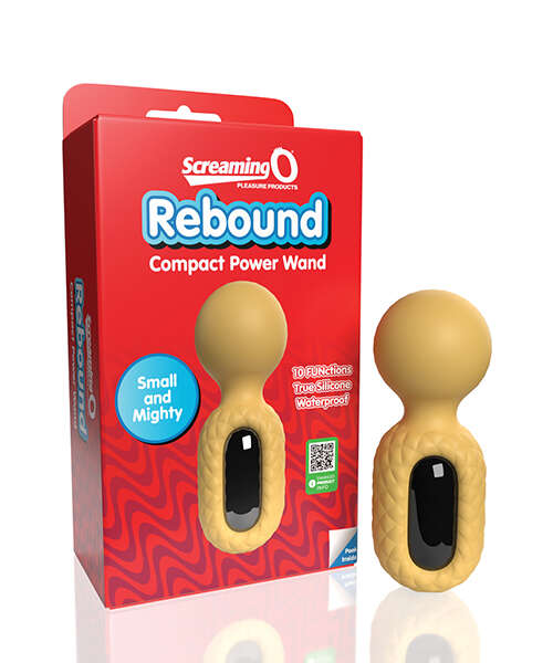 Screaming O Rebound Compact Power Wand - Bumblee Yellow