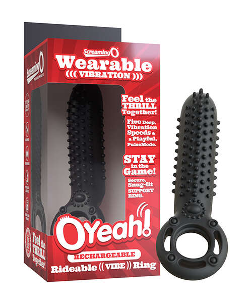 Screaming O Rechargeable O Yeah Silicone - Black