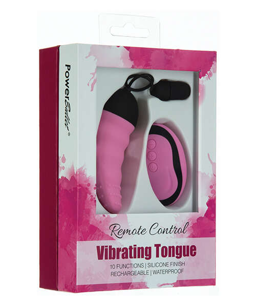 Powerbullet Remote Control Vibrating Tongue - Pink