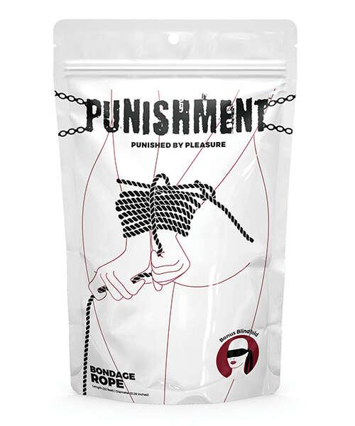 Punishment Bondage Rope - Black