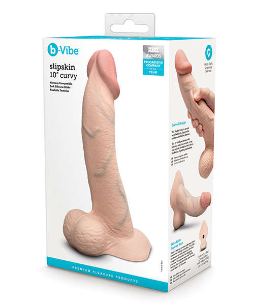 b-Vibe Slipskin 10" Curvy - Cream