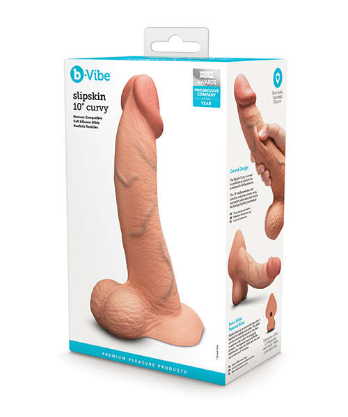 b-Vibe Slipskin 10" Curvy - Mocha