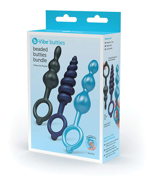 b-Vibe Butties Beaded Bundle - 3 pc Set