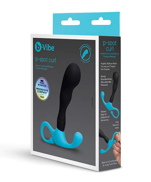 P-Spot Curl Hands-Free Curved Silicone Prostate Massager