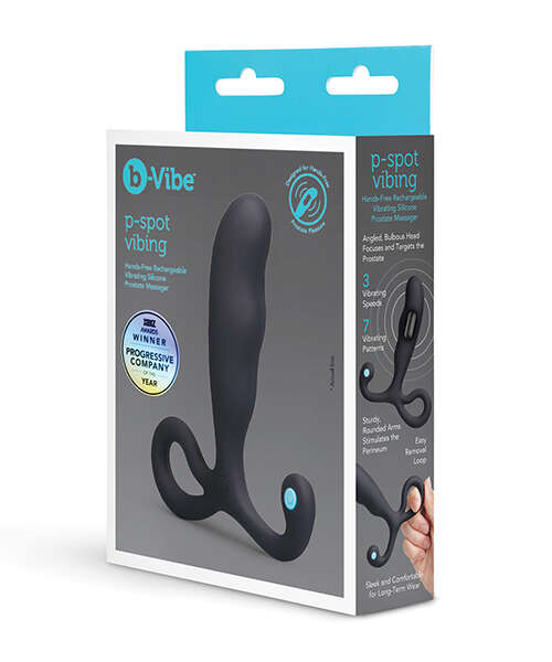 P-Spot Vibing Hands-Free Rechargeable Vibrating Silicone Prostate Massager
