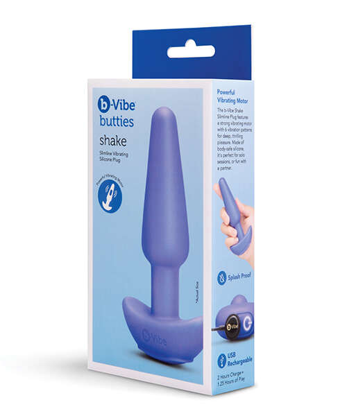 Shake Slimline Vibrating Silicone Plug