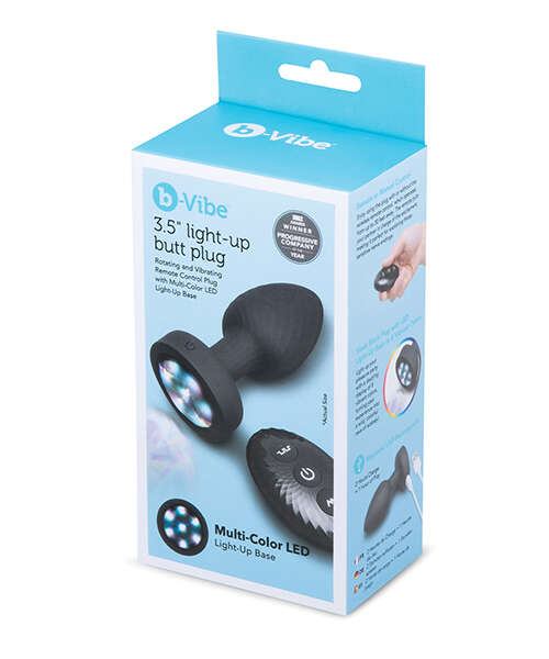 b-Vibe 3.5" Light-up Butt Plug