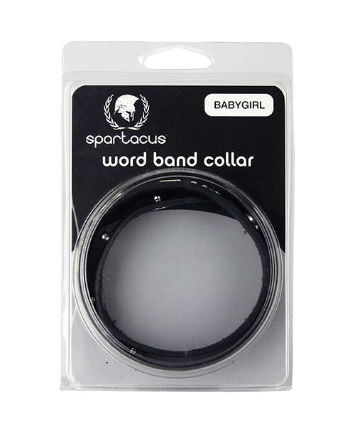 Spartacus BABYGIRL Leather Collar - Black