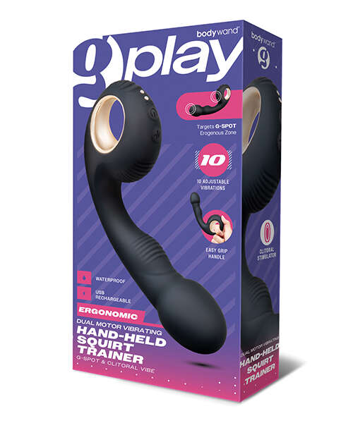 Bodywand G-Play Ergonomic Dual Motor Squirt Trainer - Black