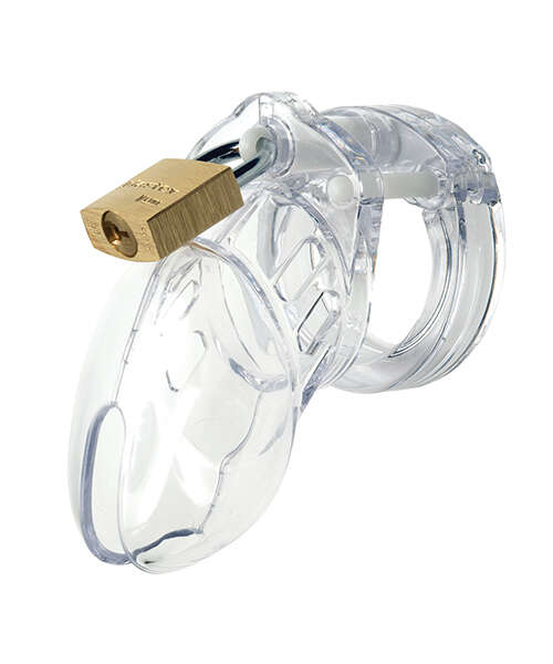 CB-6000S 2 1/2" Cock Cage & Lock Set - Clear