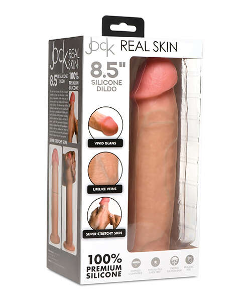 Curve Toys Jock Real Skin Silicone 8.5" Dildo