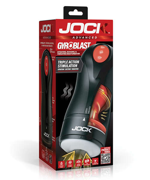Curve Toys Jock Gyroblast Gyrating, Sucking, & Vibrating Masturbator