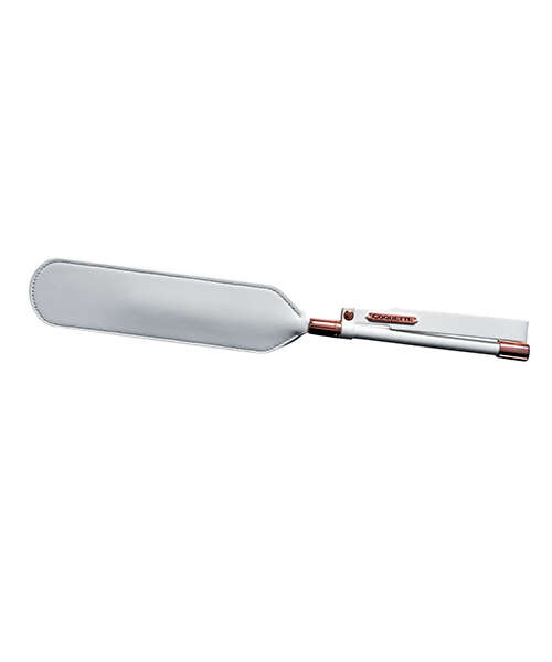 Pleasure Collection Matte Finish Paddle - White/Rose Gold